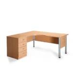 Kairinis kampinis biuro stalas - Image 2