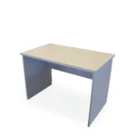 Beržo ir pilkos spalvos rašomasis stalas 100 cm