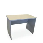 Beržo ir pilkos spalvos rašomasis stalas 100 cm - Image 3