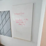 Maža stiklinė biuro lenta