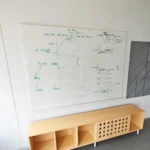 Didelė stiklinė biuro lenta