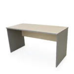 Beržo ir pilkos spalvos 160 cm darbo stalas