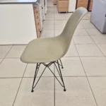 Žalia plastikinė lankytojų kėdė - Image 2