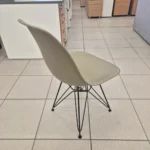 Žalia plastikinė lankytojų kėdė - Image 3