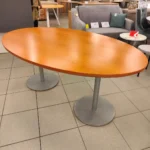 Buko spalvos ovalo formos posėdžių stalas - Image 2